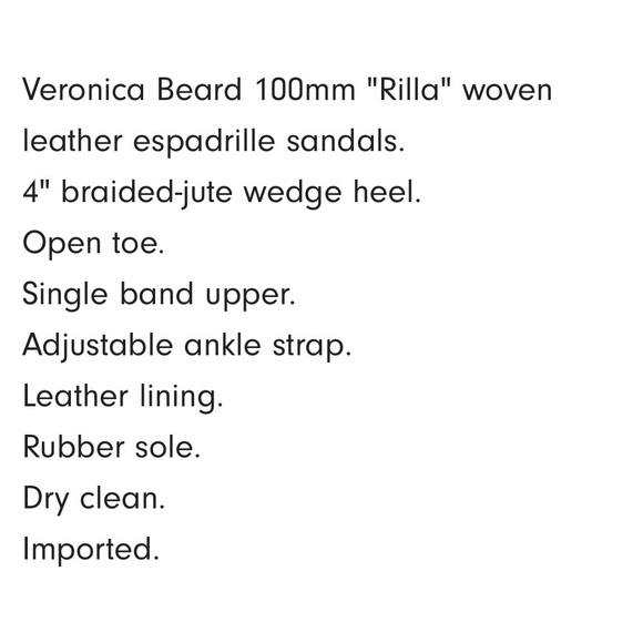 Brand New  Full set Veronica Beard Reema Wedges - Picture 5 of 13